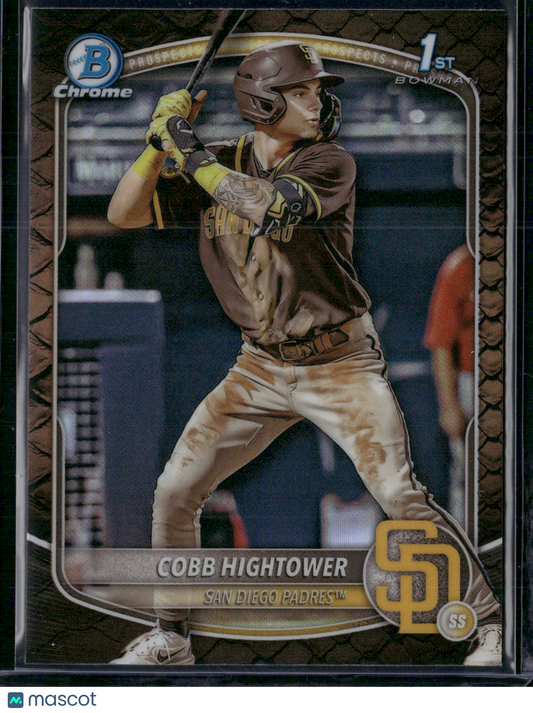 2025 Bowman COBB HIGHTOWER #BCP-104 Reptilian 1st Bowman