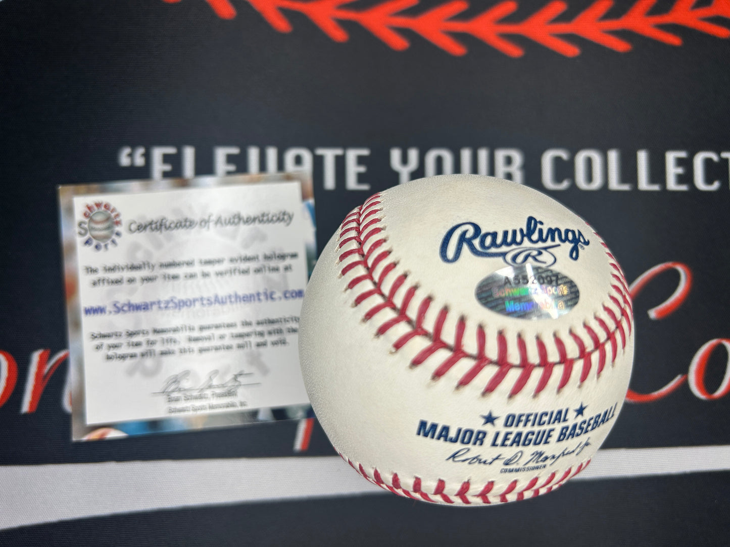 JOHN MONTEFUSCO Signed Baseball – Schwartz Sports Authenticated MLB Giants -AUTO