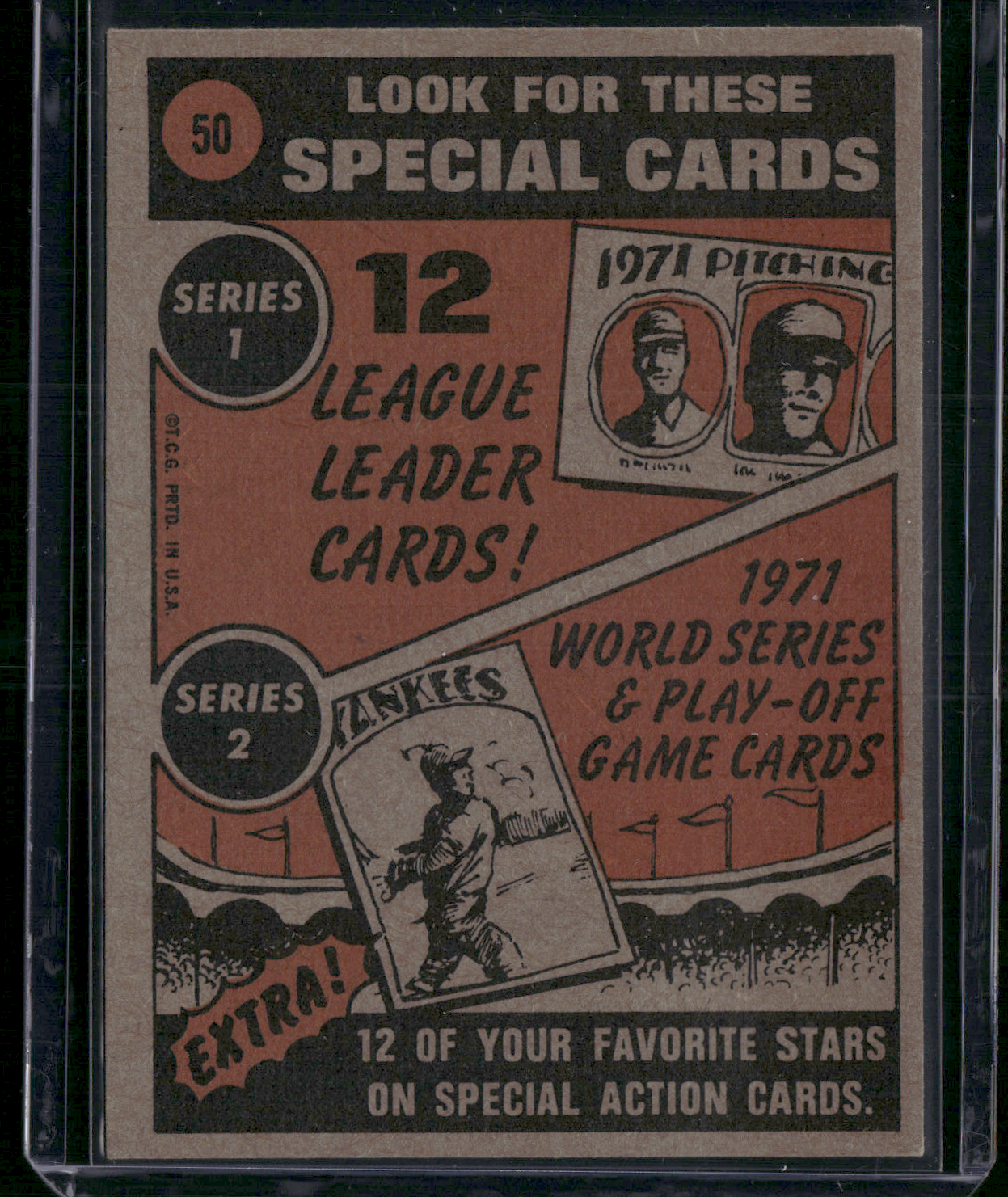 1972 Topps WILLIE MAYS #50 In Action