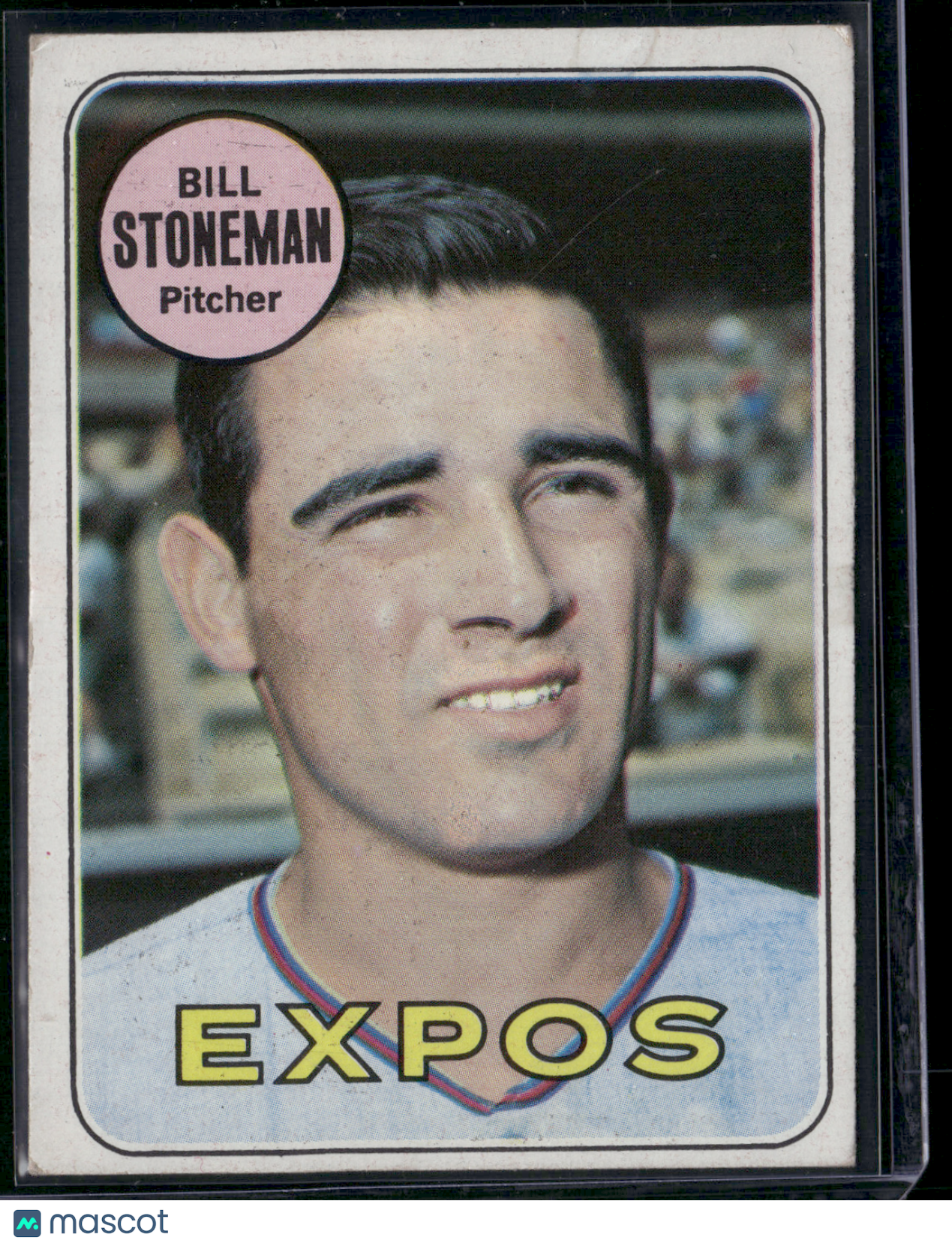 1969 Topps BILL STONEMAN #67 Light Scratching (VG)