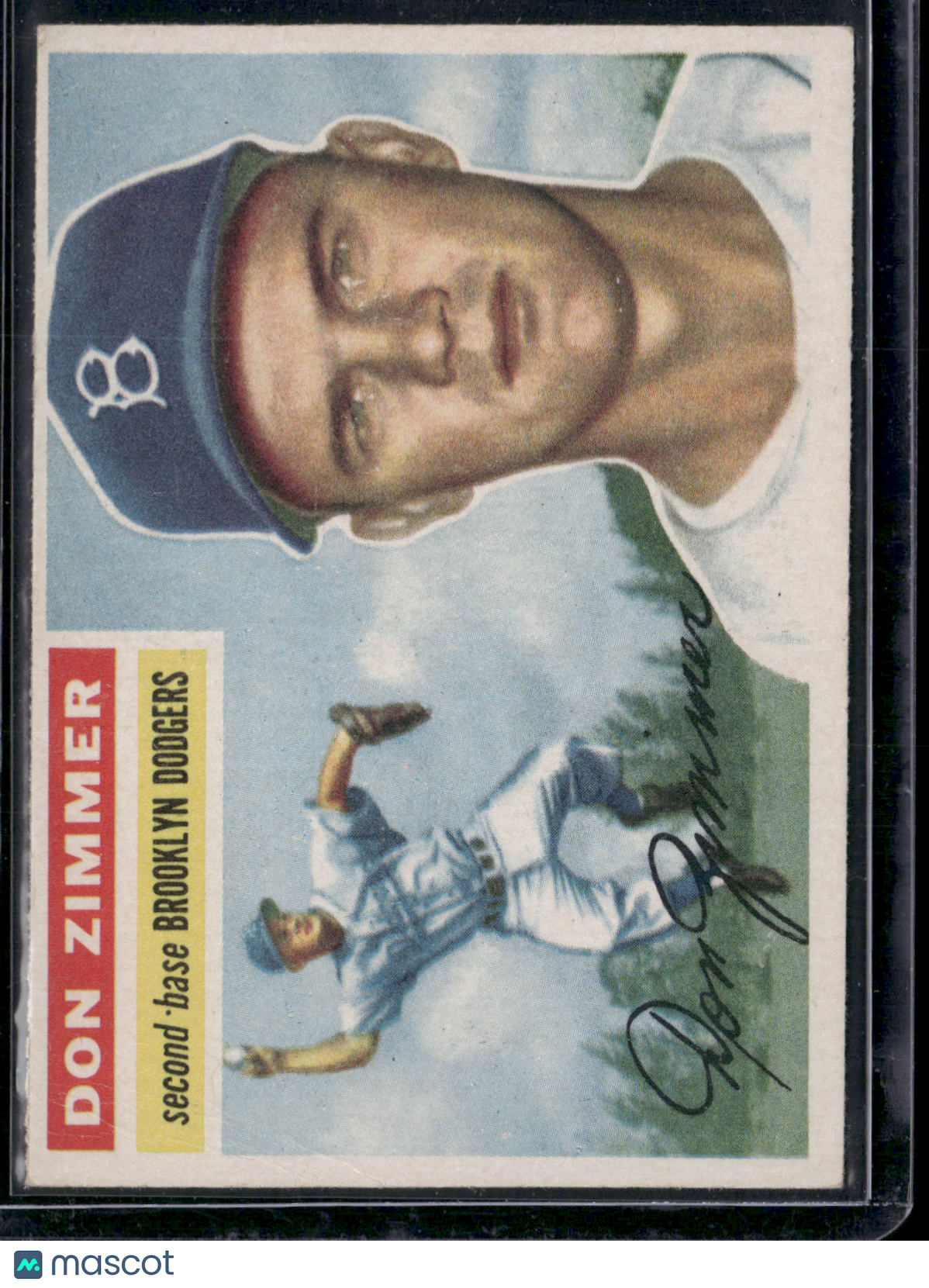 1956 Topps DON ZIMMER #99 Light wrinkles