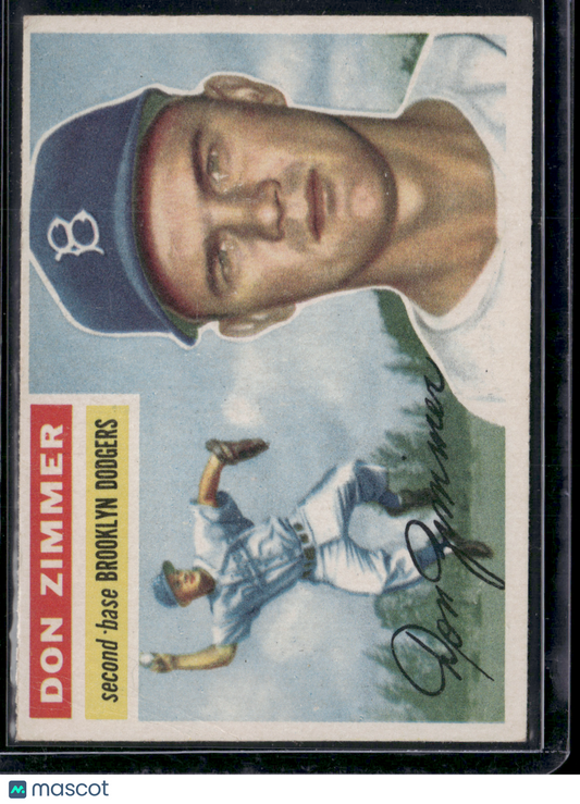 1956 Topps DON ZIMMER #99 Light wrinkles