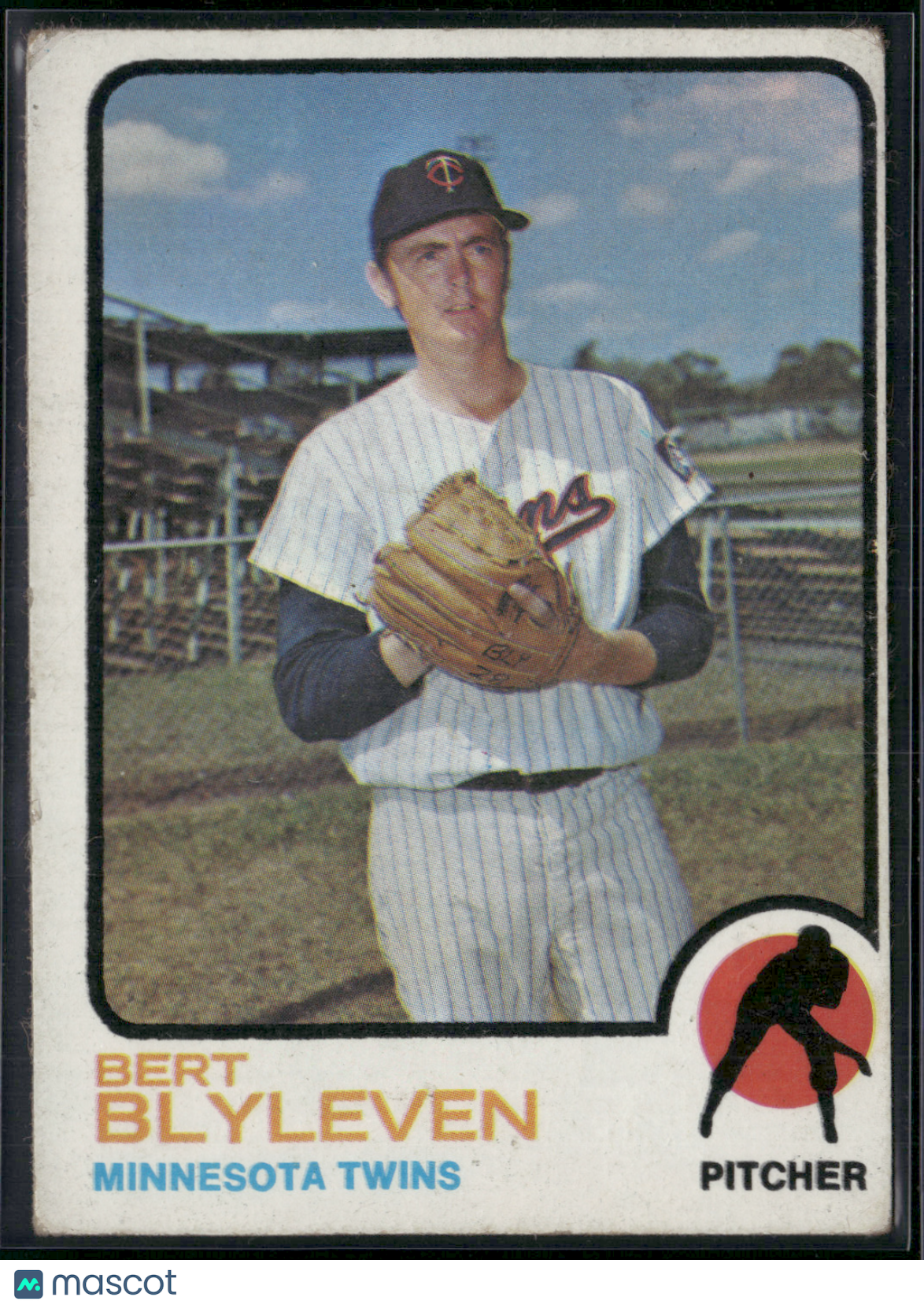 1973 Topps BERT BLYLEVEN #199 (VG/EX)