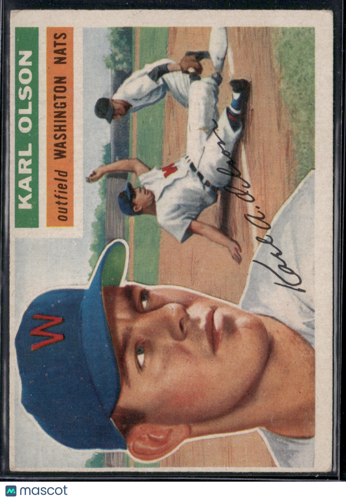 1956 Topps KARL OLSON #322