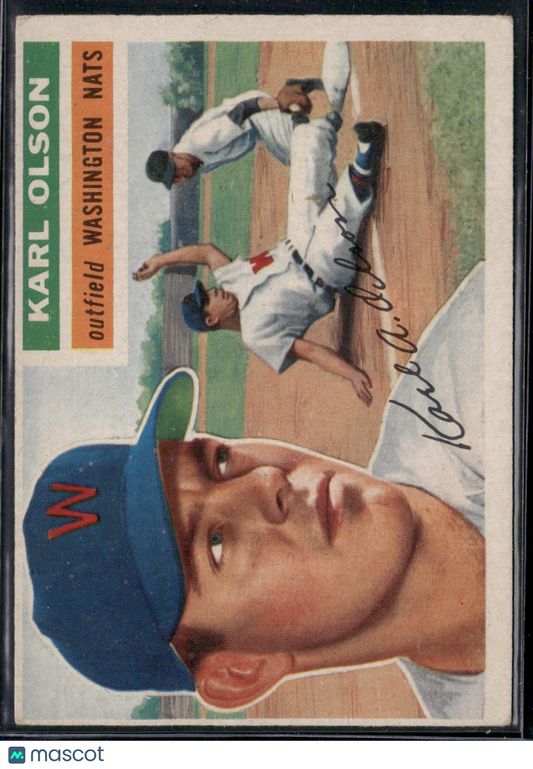 1956 Topps KARL OLSON #322