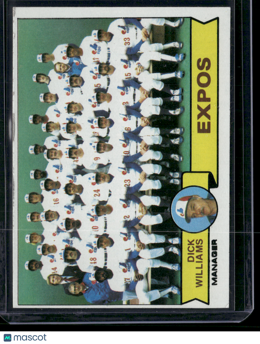 1979 Topps MONTREAL EXPOS #606 Edge Chip (EX)