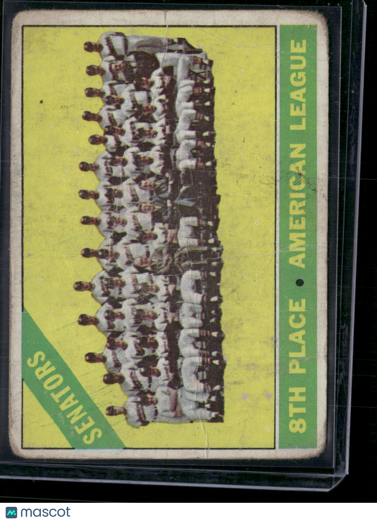 1966 Topps WASHINGTON SENATORS #194 Wrinkles (Good)