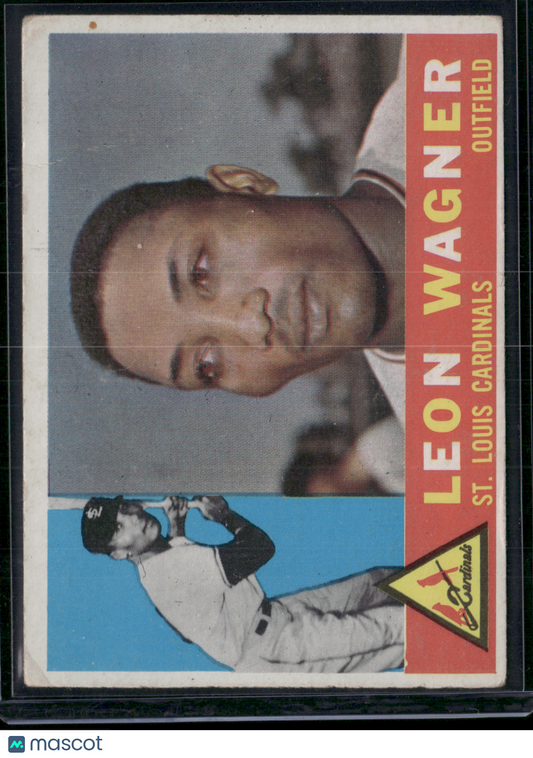 1960 Topps LEON WAGNER #383 Crease (Good)