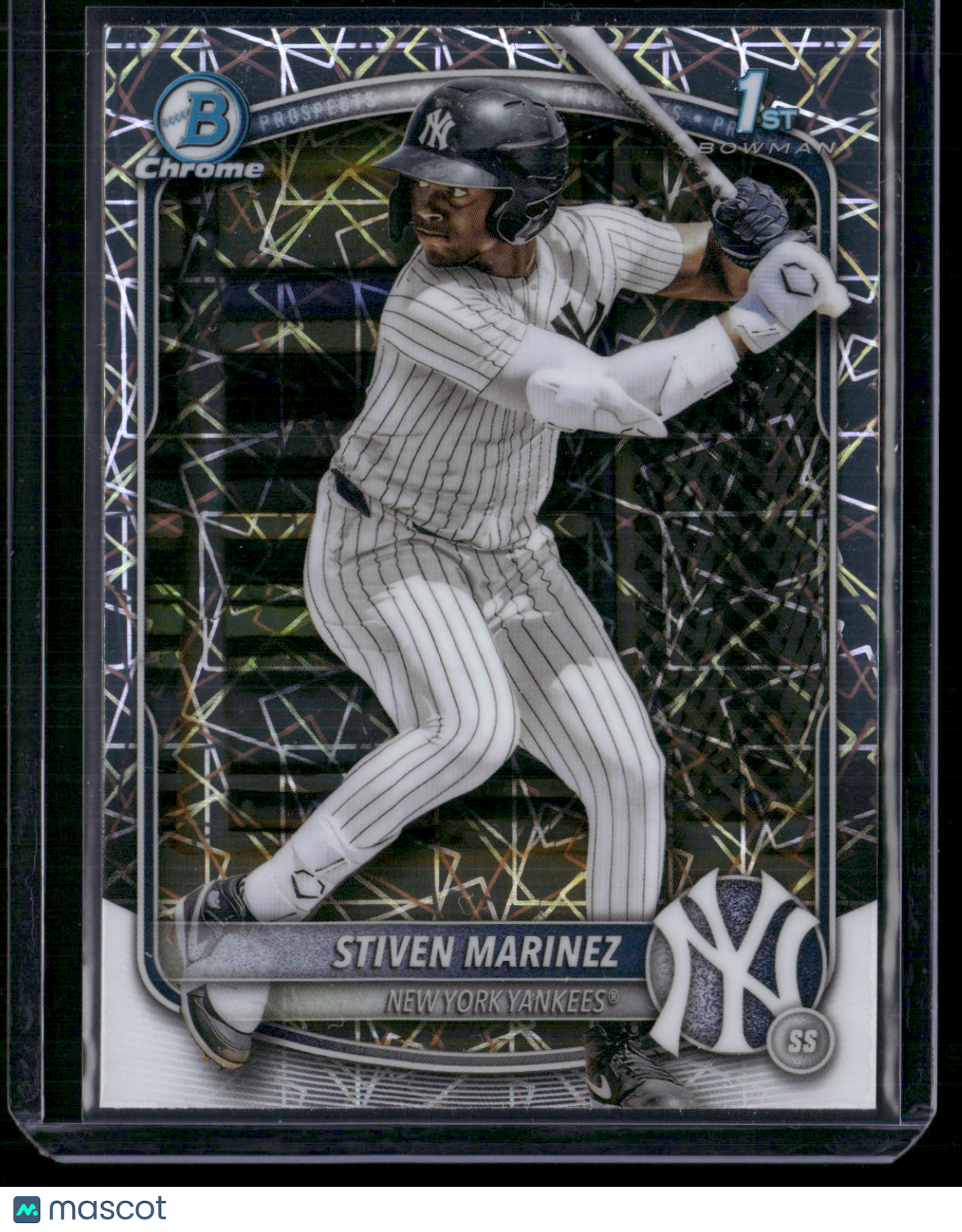 2025 Bowman Chrome STIVEN MARINEZ #BCP-189 1st Bowman Geometric