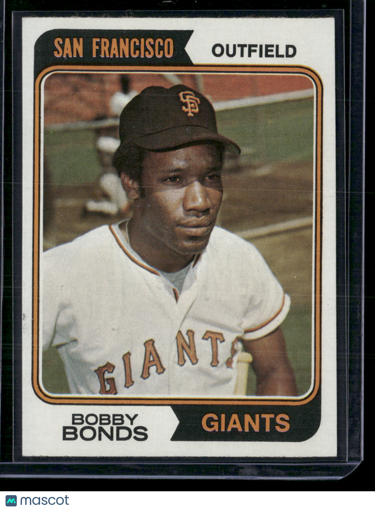 1974 Topps BOBBY BONDS #30 Surface Dimple (EX)