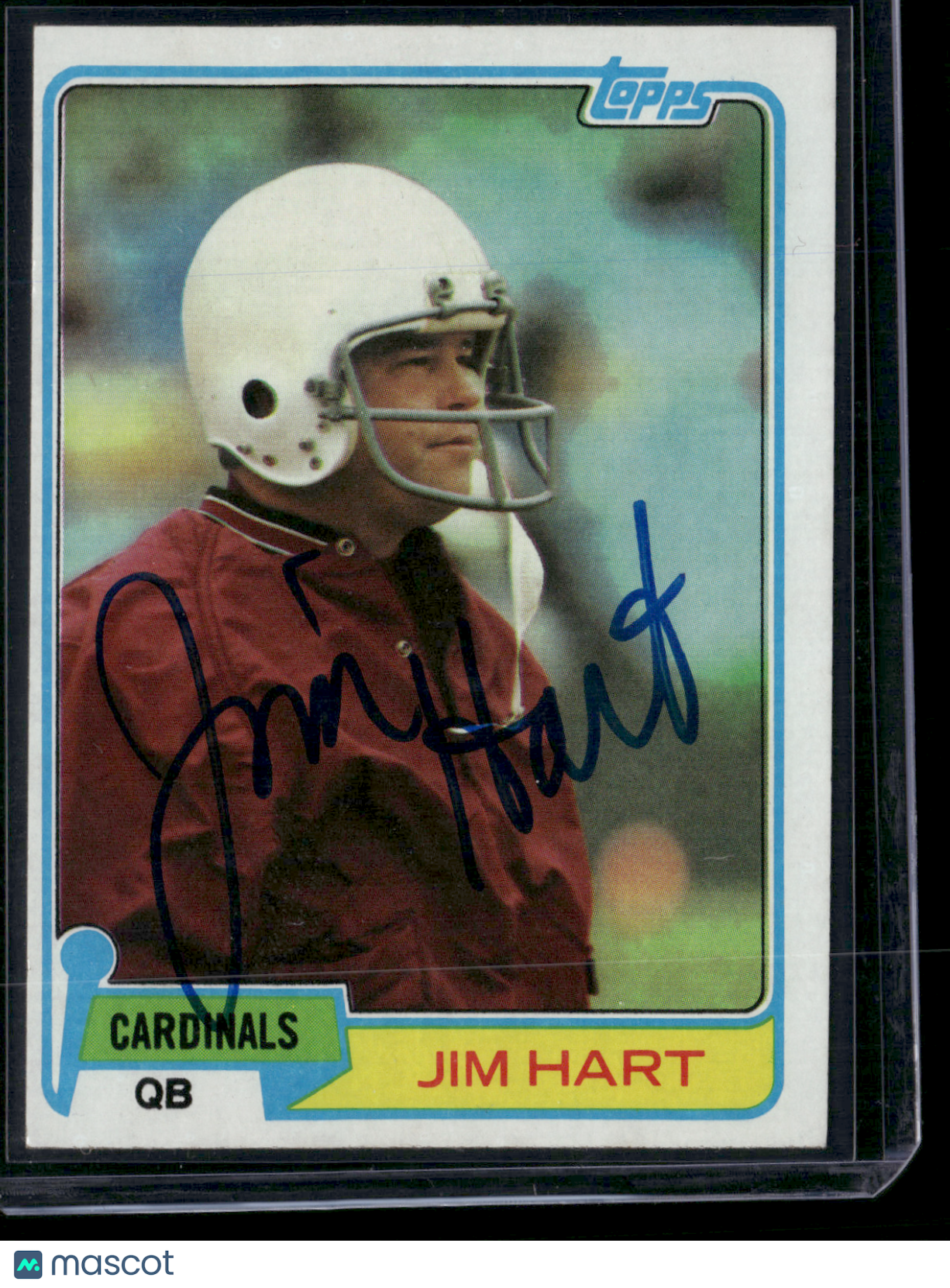 1981 Topps JIM HART #401 Autographed Auto not authenticated (EX-EX/MT)