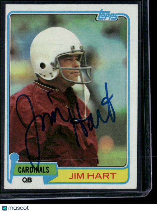 1981 Topps JIM HART #401 Autographed Auto not authenticated (EX-EX/MT)