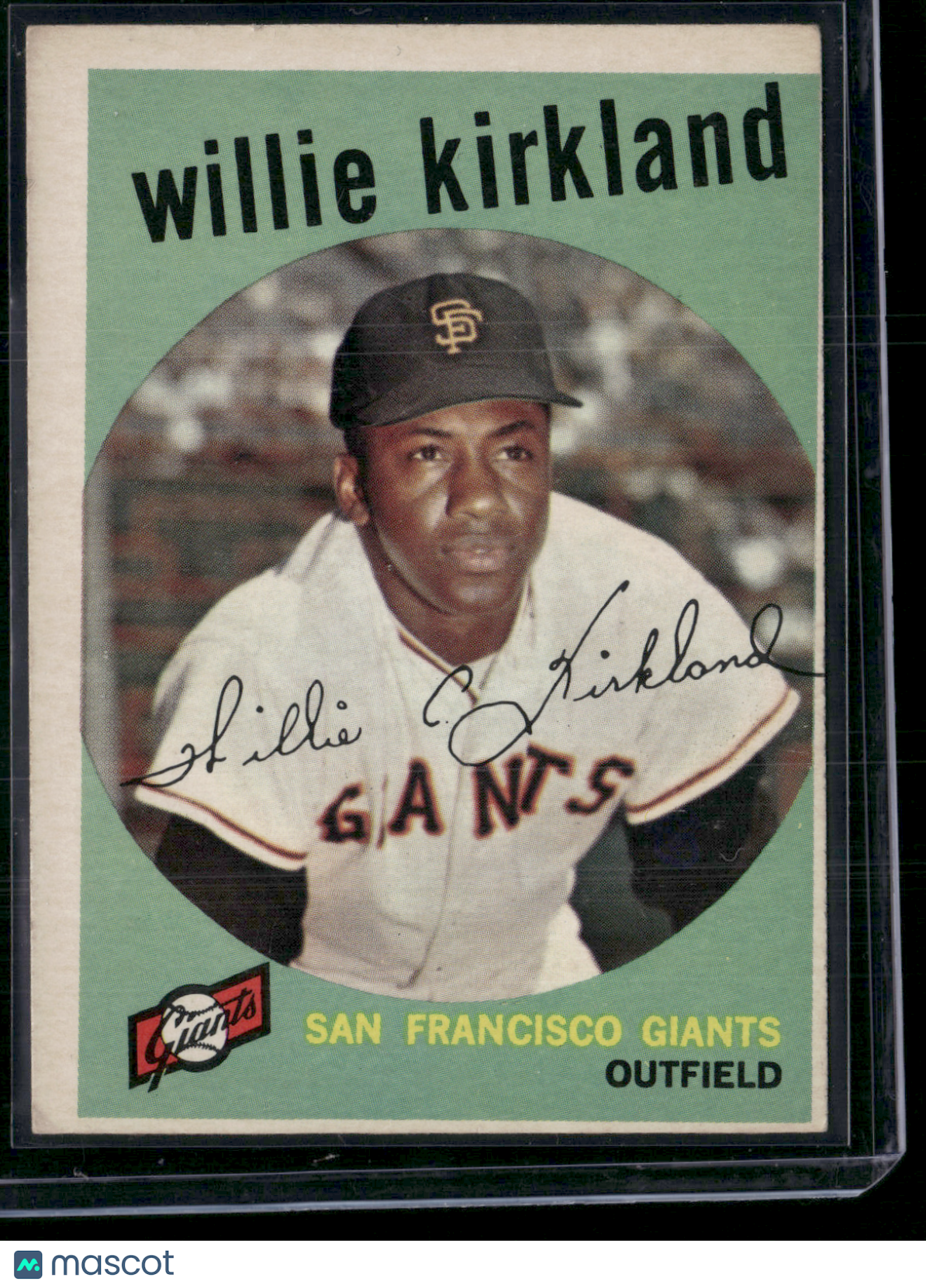 1959 Topps WILLIE KIRKLAND #484 (VG/EX)