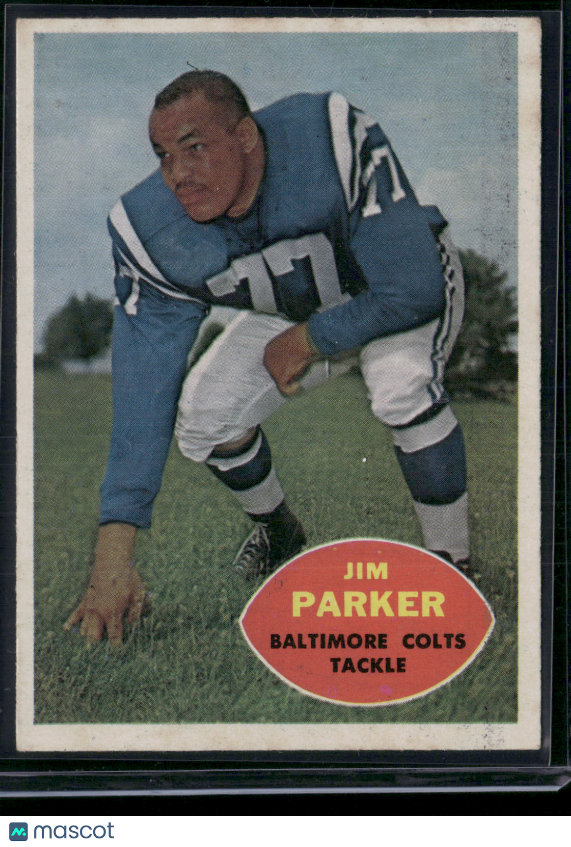 1960 Topps JIM PARKER #5 (VG/EX)