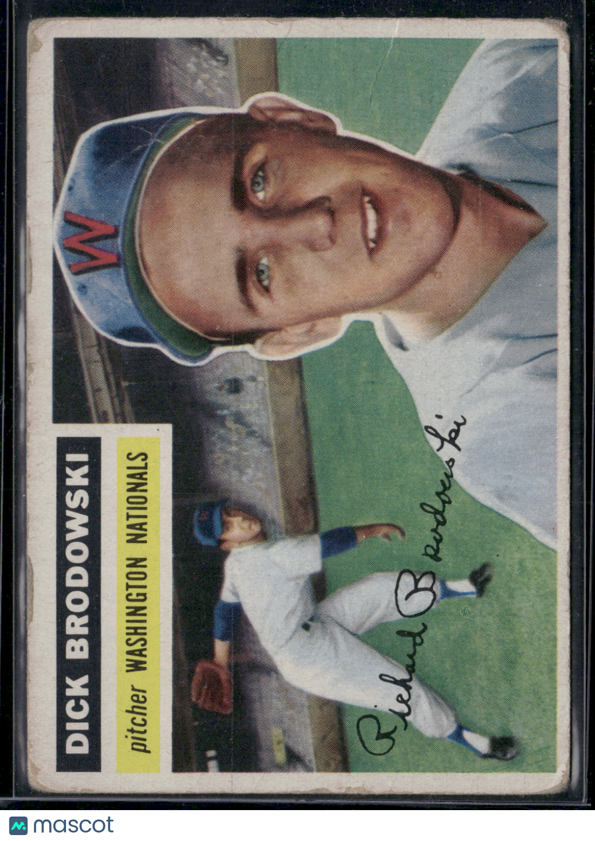 1956 Topps DICK BRODOWSKI #157