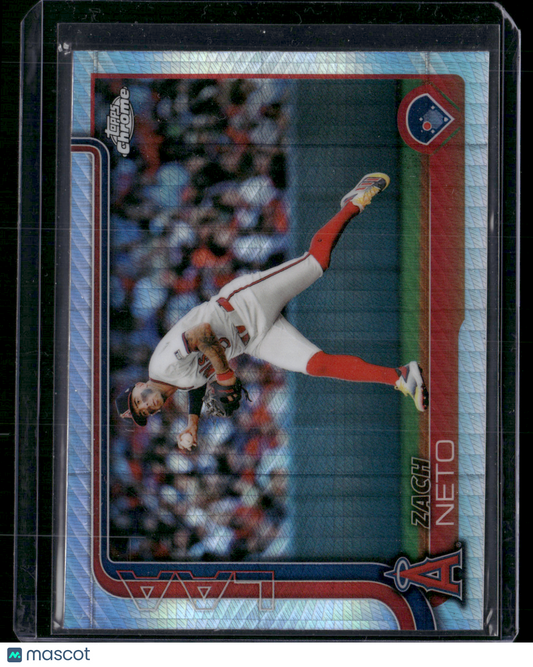 2025 Chrome ZACH NETO #211 Geometric Rainbow (NM)