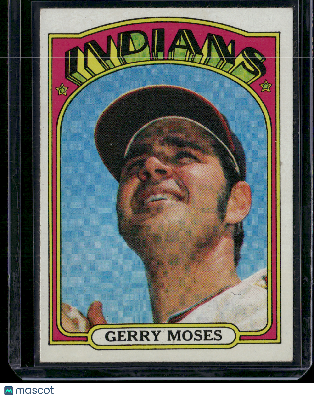 1972 Topps GERRY MOSES #356 (VG - Surface dimple, Light Scratches)