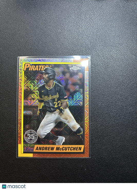 2025 Topps Series 1 ANDREW MCCUTCHEN #T90C-95 Mojo Refractor