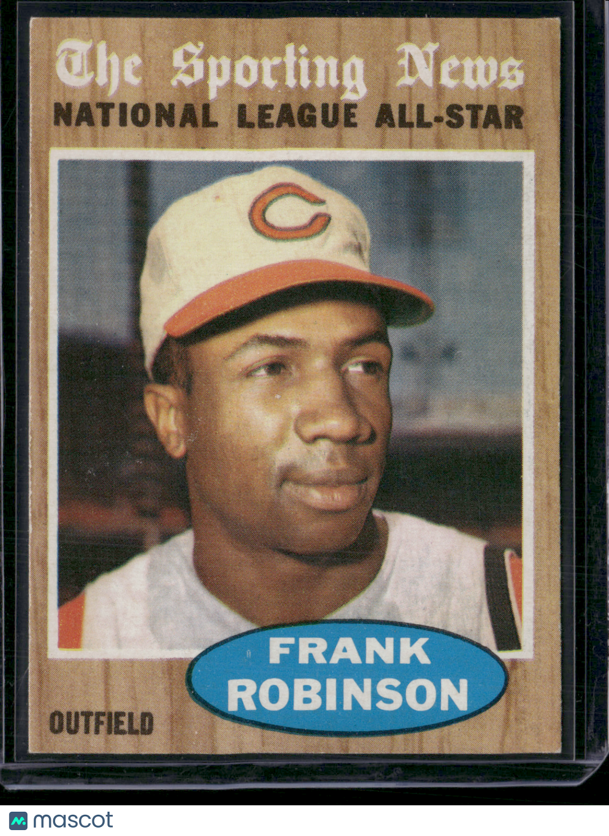 1962 Topps FRANK ROBINSON #396 All Star Light Wrinkle (VG/EX)