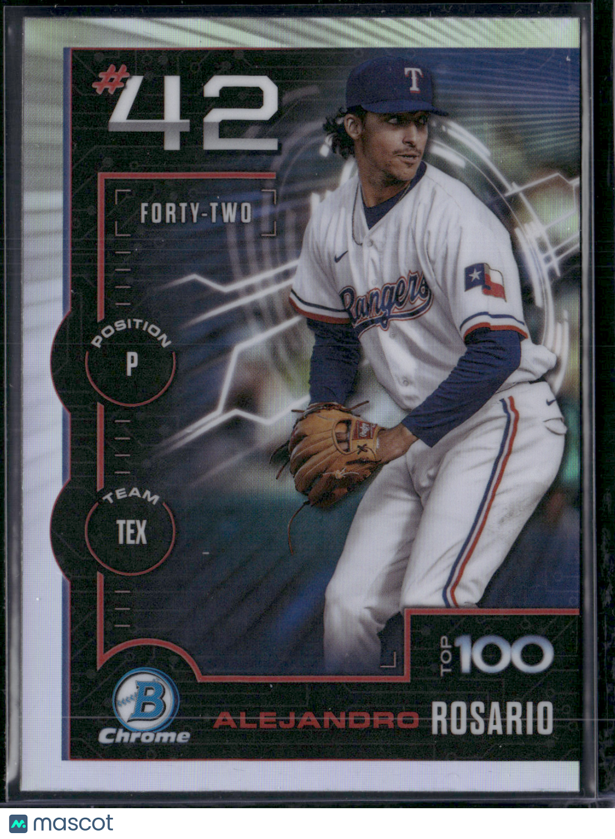 2025 Bowman ALEJANDRO ROSARIO #BTP-42 Top 100 Chrome