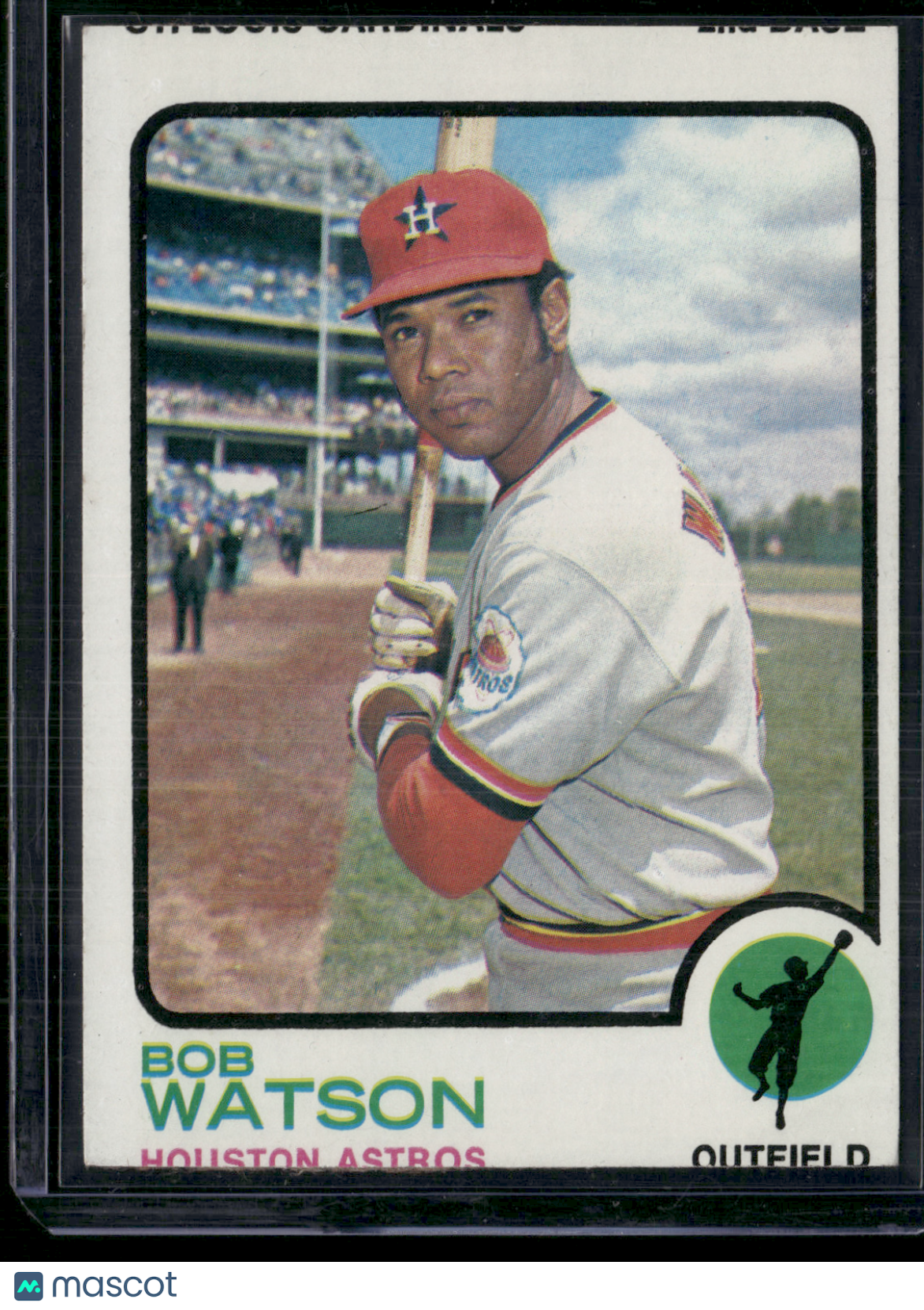 1973 Topps BOB WATSON #110 Miscut (EX)