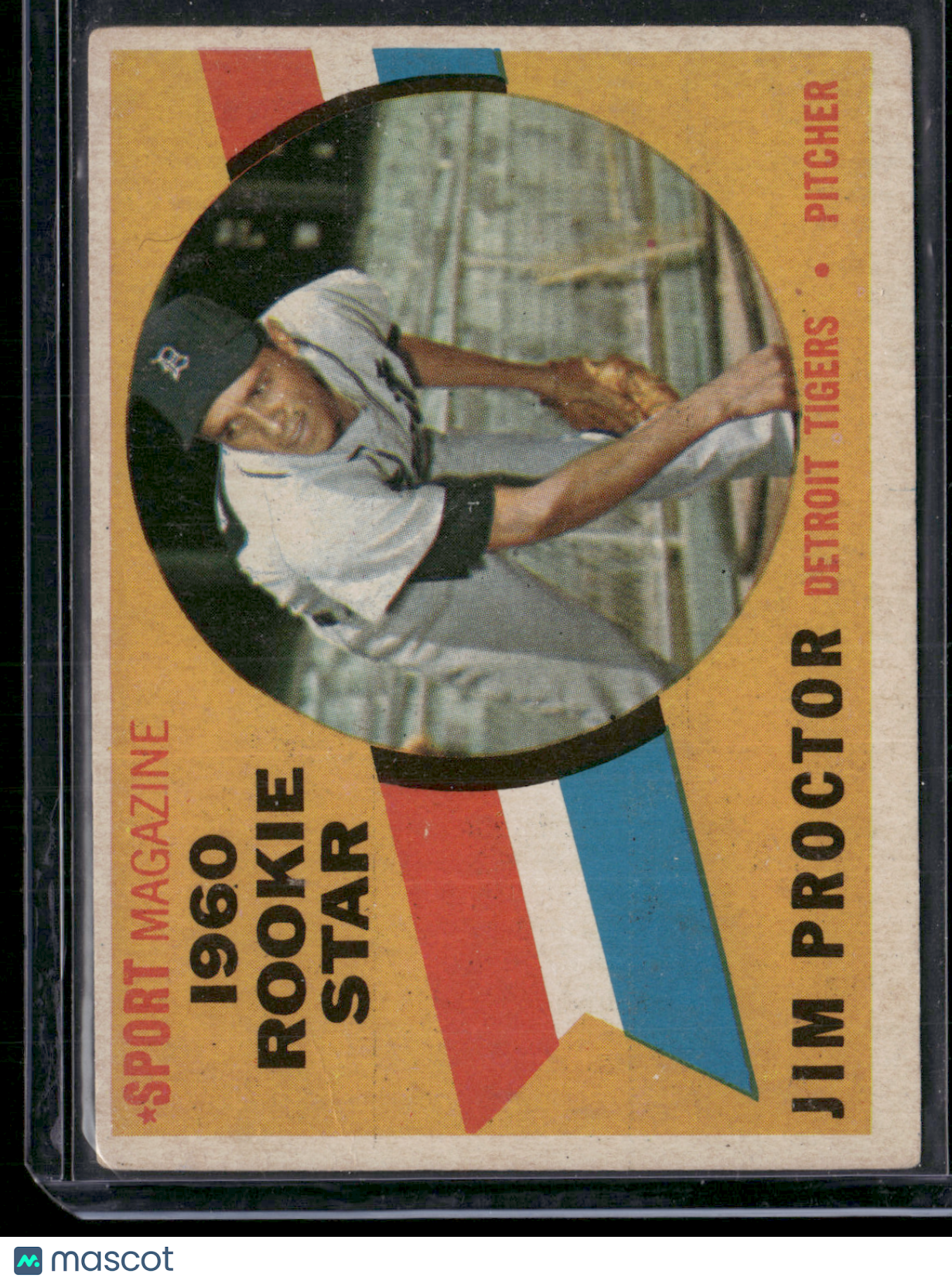 1960 Topps JIM PROCTOR #141 1960 Rookie Star Light Wrinkle (VG)