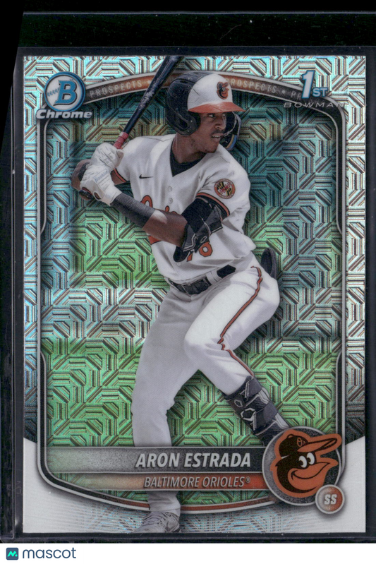 2025 Bowman ARON ESTRADA #BCP-33 Chrome Mojo 1st Bowman