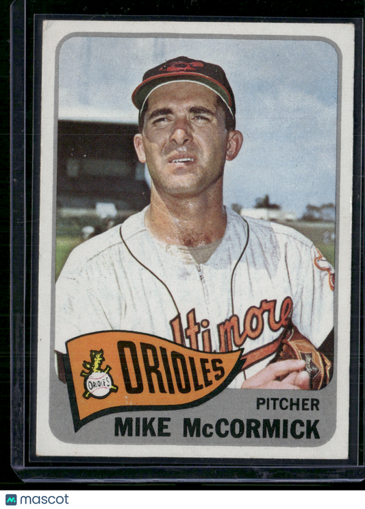 1965 Topps MIKE MCCORMICK #343 (VG/EX-EX)