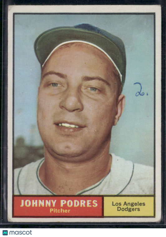 1961 Topps Johnny Podres #109