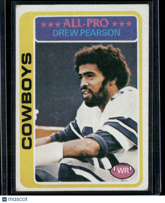 1978 Topps DREW PEARSON #350 (VG/EX-EX)