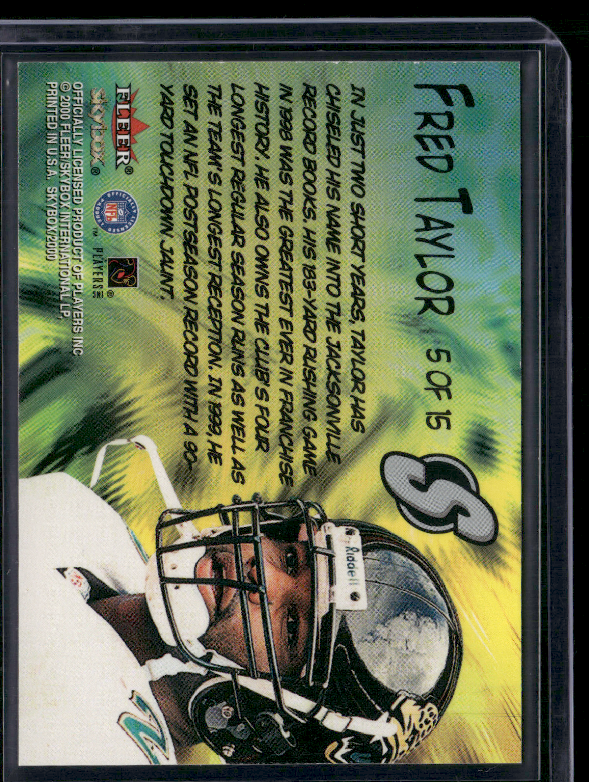 2000 Comics Fred Taylor #S4 Superlatives Refractor (NM)