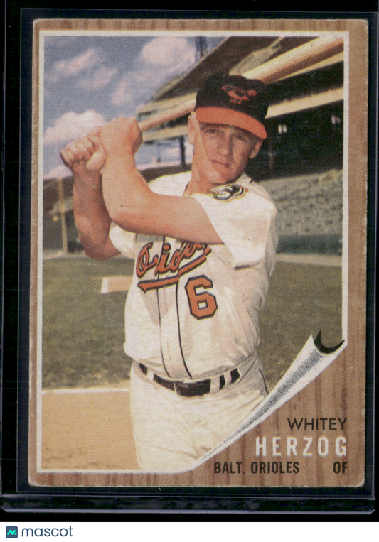 1962 Topps WHITEY HERZOG #513