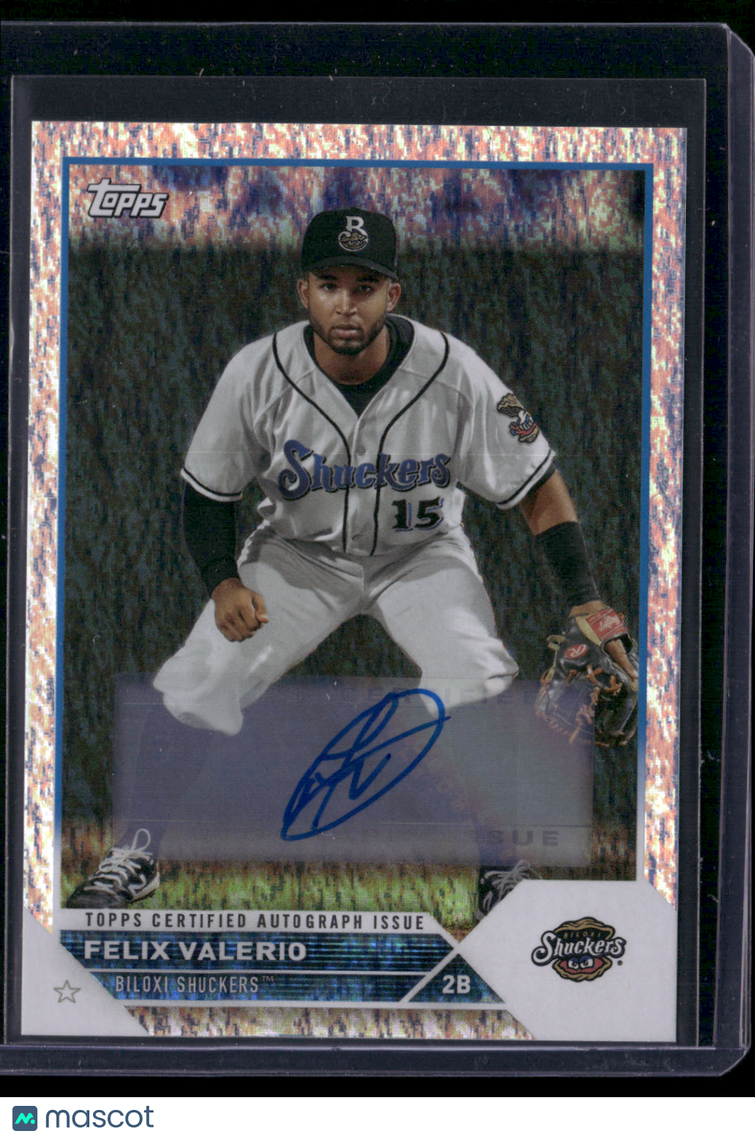 2023 Pro Debut FELIX VALERIO #PD-55 Speckle Refractor Auto 150/199 (NM)