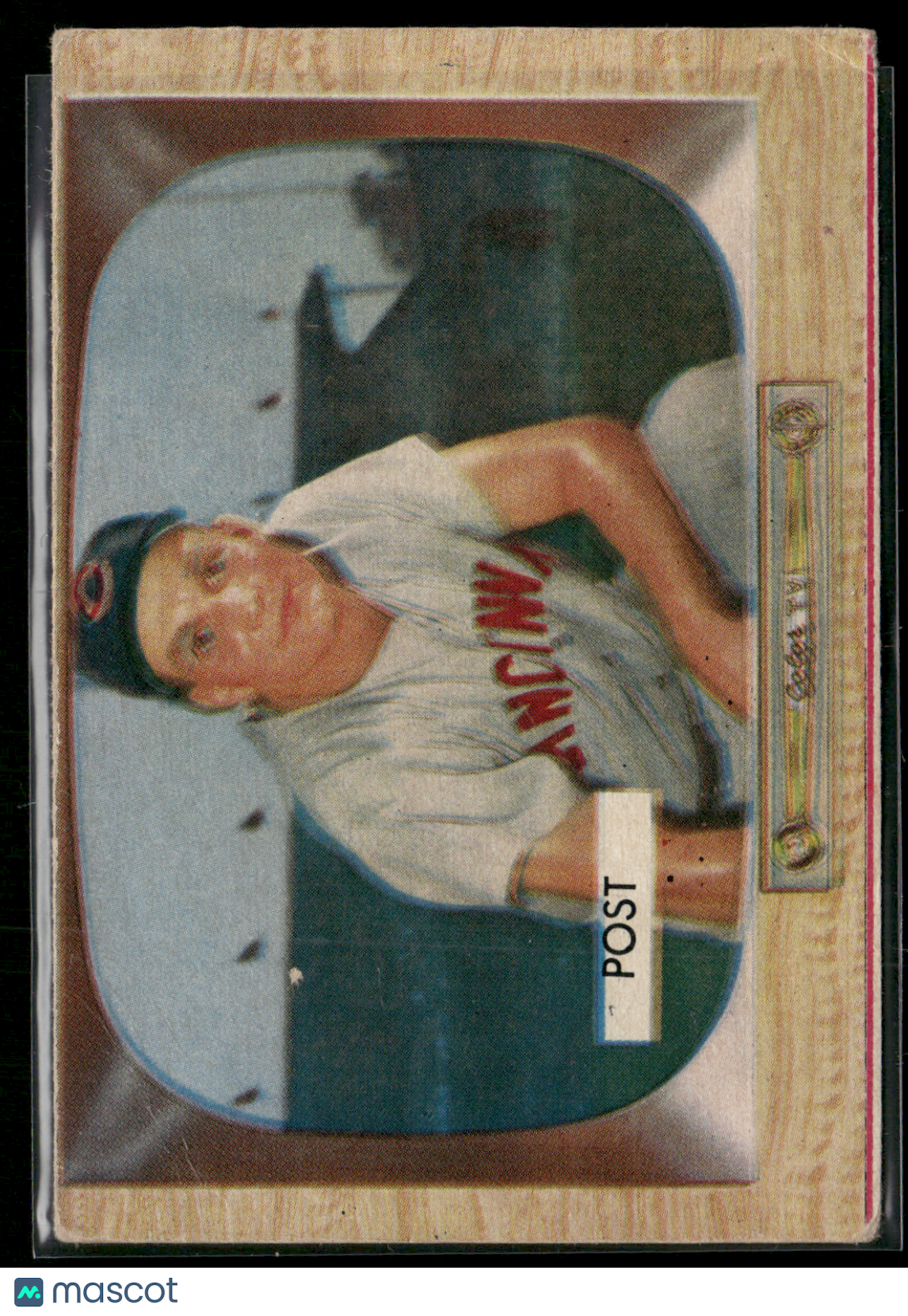 1955 Bowman WALLY POST #32 Light Wrinkles (VG)