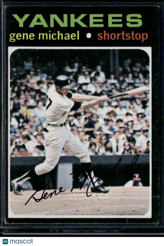 1971 Topps GENE MICHAEL #483 (VG- Light Wrinkles)