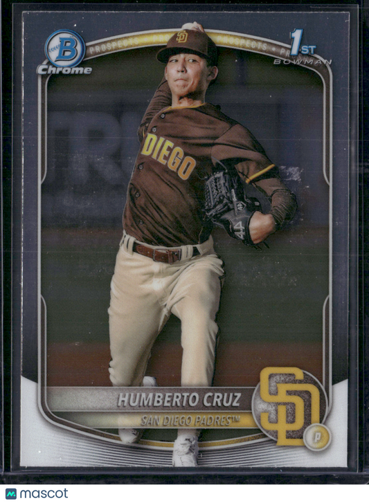 2025 Bowman HUMBERTO CRUZ #BCP-96 1st Bowman Chrome
