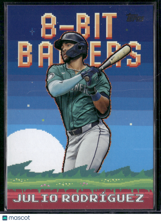 2025 Topps JULIO RODRIGUEZ #8B-7 8 BIT BALLERS
