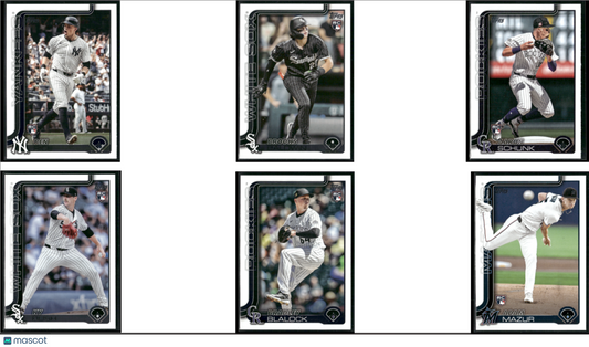 2025 Topps ROOKIES 6 ~ CARDLOT Ben Rice/Adam Mazur (NM)