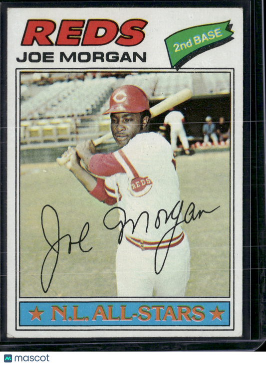 1977 Topps JOE MORGAN #100 Stain on Back (VG/EX)