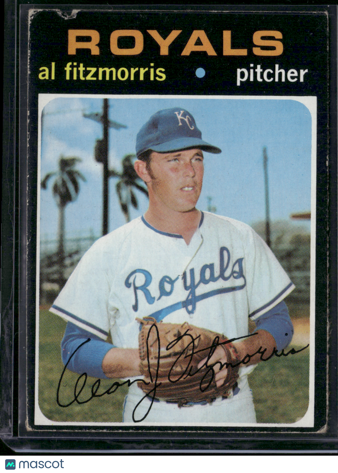 1971 Topps AL FITZMORRIS #564 (Poor - Paper Loss)