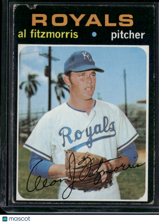 1971 Topps AL FITZMORRIS #564 (Poor - Paper Loss)