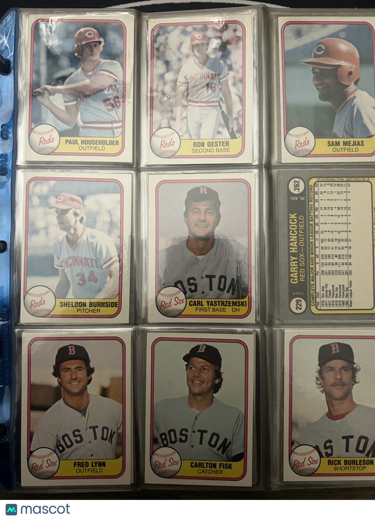 1981 Fleer NEAR COMPLETE SET 632/660 (EX-NM)