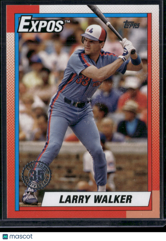 2025 Topps Series 1 LARRY WALKER #T90-35 1990