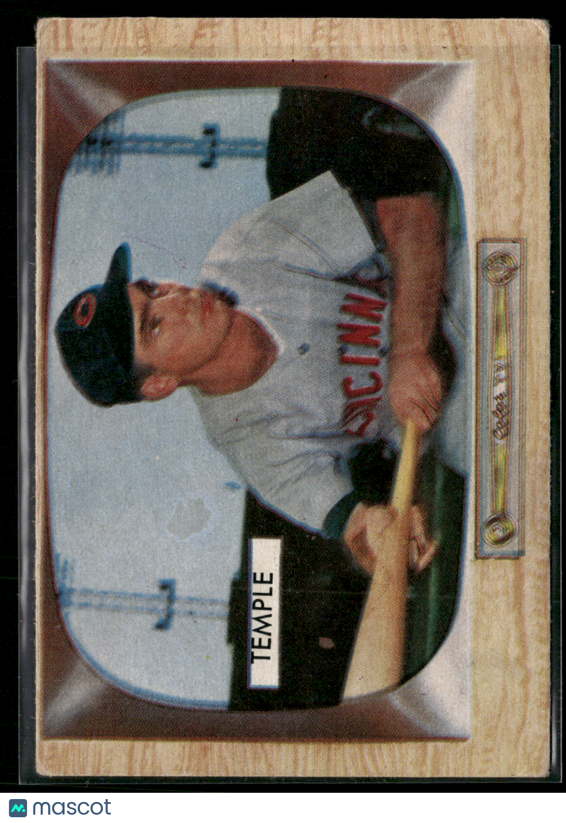 1955 Bowman JOHNNY TEMPLE #31 (VG)
