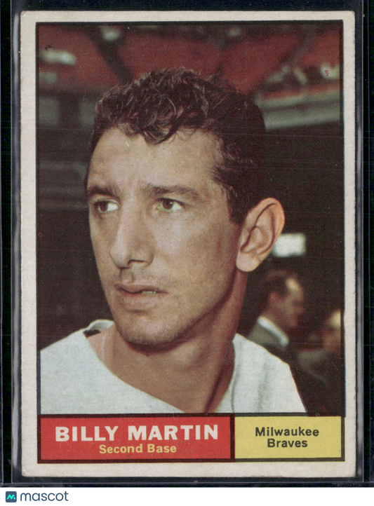 1961 Topps BILLY MARTIN #89
