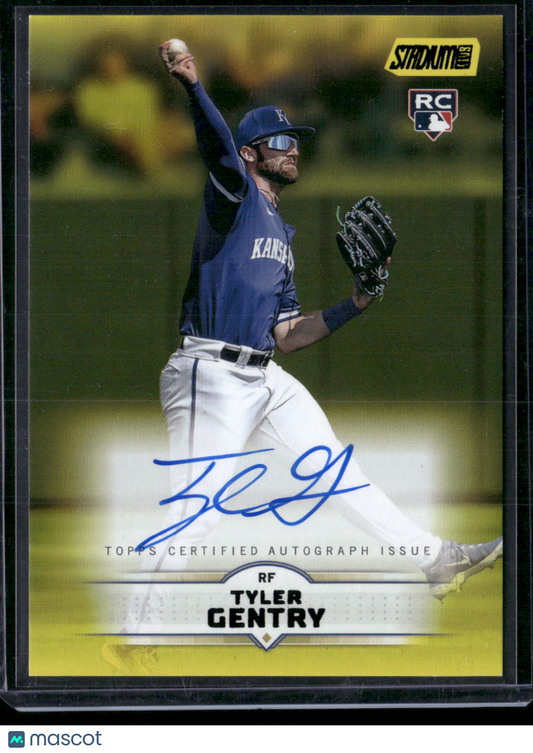 2025 Stadium Club TYLER GENTRY #SCBA-TG Auto Rookie RC (NM)