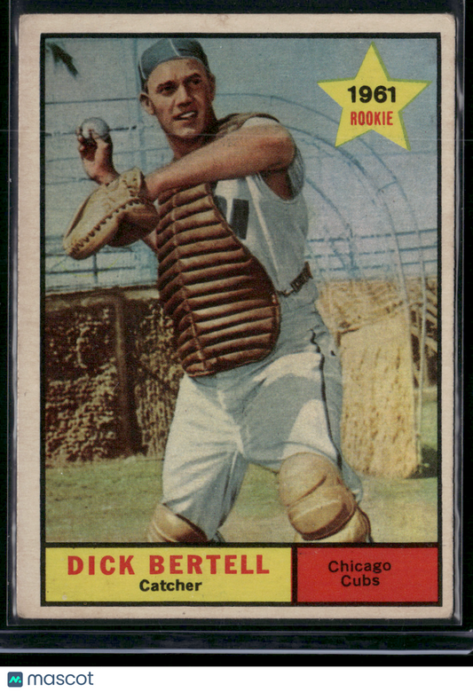 1961 Topps DICK BERTELL #441 Rookie RC