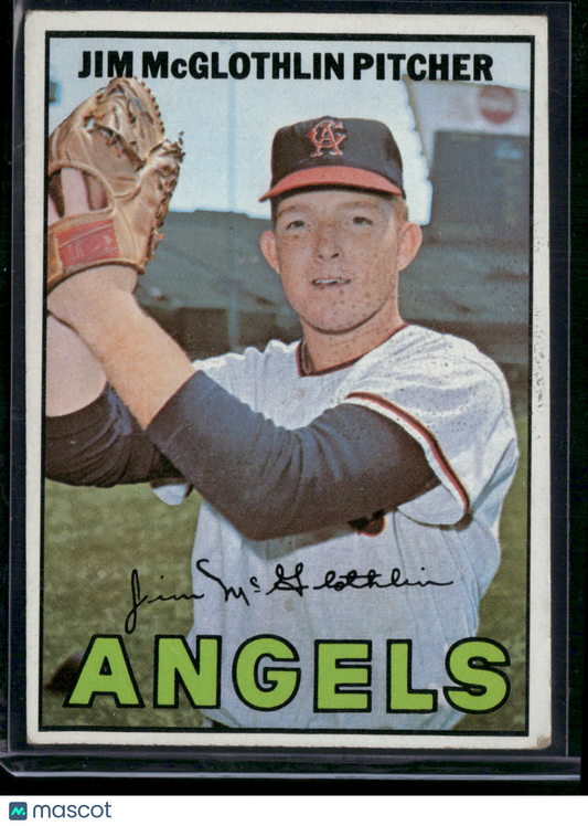 1967 Topps JIM MCGLOTHLIN #19 (VG)