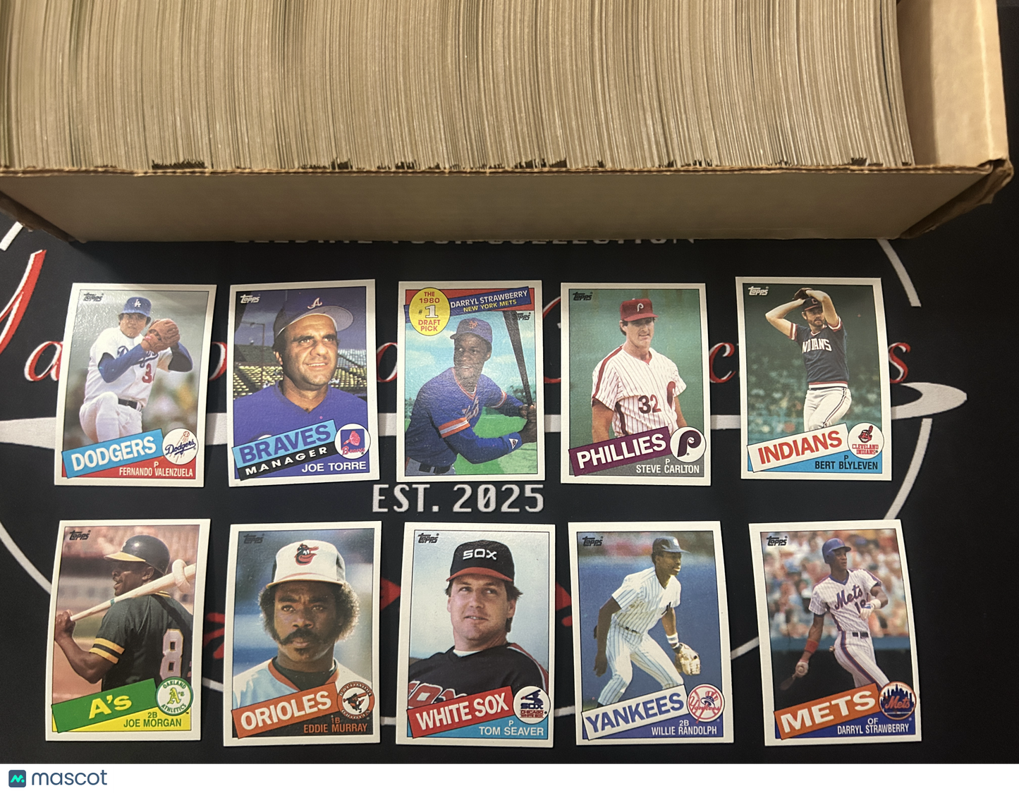 1985 Topps NEAR COMPLETE SET 765/792 Cards (EX)