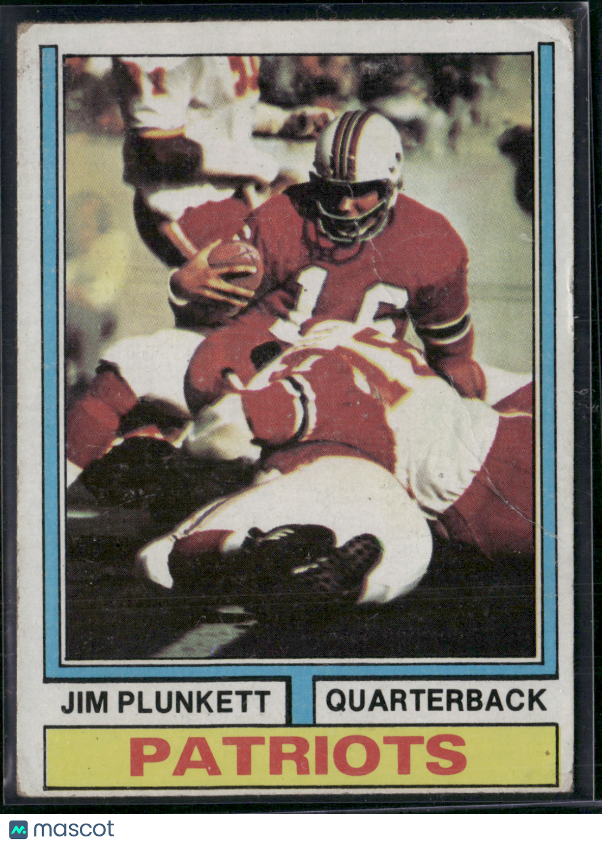 1974 Topps JIM PLUNKETT #435 Wrinkle (VG)